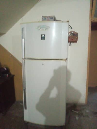 Haier fridge  Hir Double Door Fridge for Sale – Full Working Condition