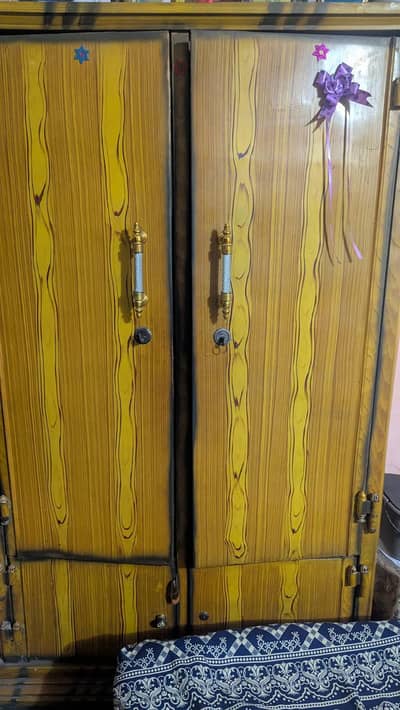 2 Door Steel Almirah for Sale
