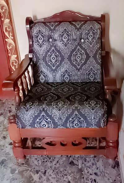 wood Sofa set for sale