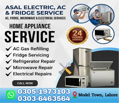 Fridge , washing machine , AC Services , Home Appliances Repairing