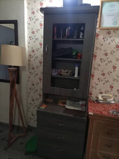 bed set . . . bed without mattress , wardrobe and  dressing table