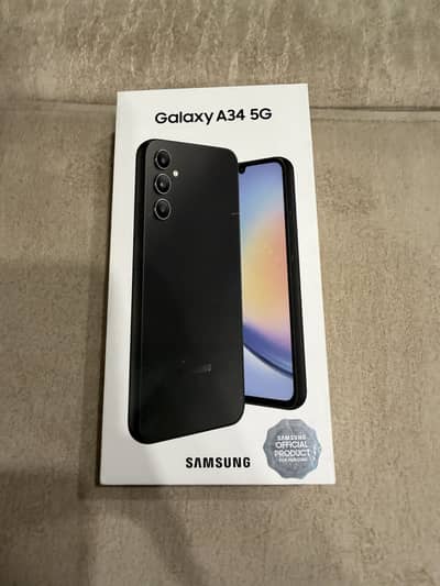 Samsung Galaxy A34 5g 8/256 PTA Approved