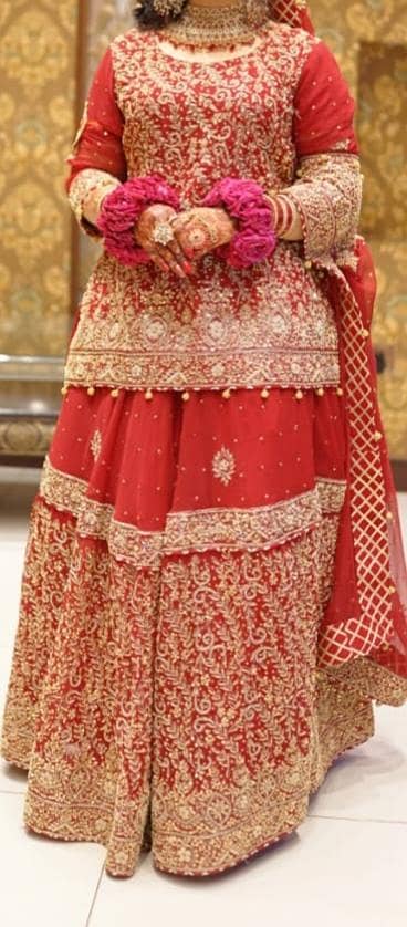 barat bridal dress