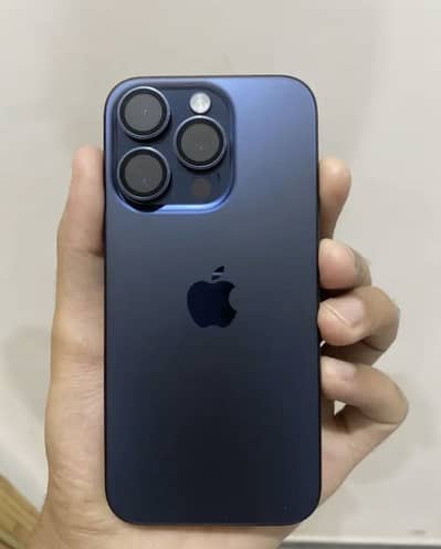 iPhone 15 Pro Blue Titanium