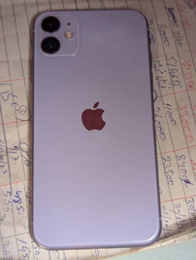 iPhone 11 official PTA approve + Esim 128 deep purple colour