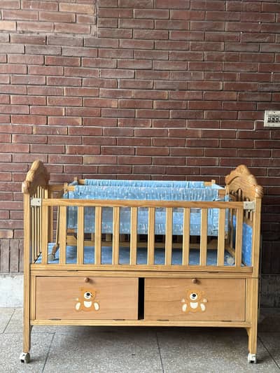 Wooden baby court