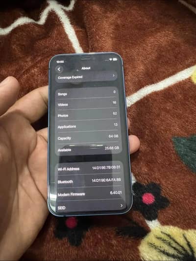 Apple iPhone 12 mini Non pta Jv