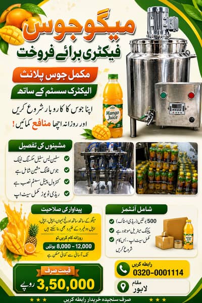 Mango Juice Plant factory