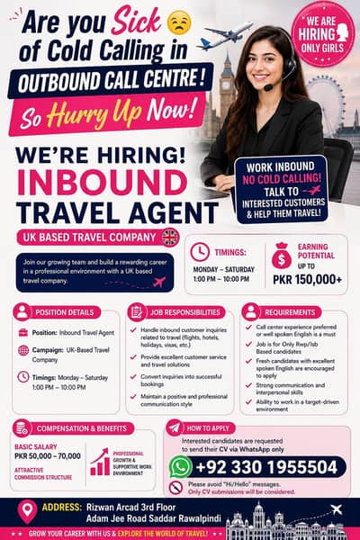 Are you sick of cold calling in outbound call centre ! So Hurry Up Now