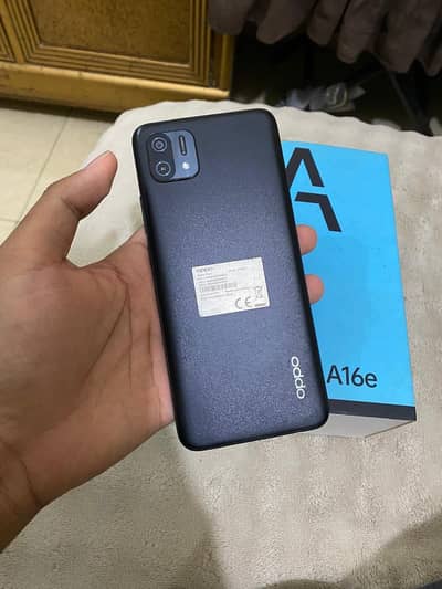 Oppo A16e 4GB RAM 64GB PTA Approved with Box & Charger