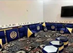 Arabic Majlis Sofa ,Arbi Majlis , Saudi Majlis , Hujra Bethak ,Sofa