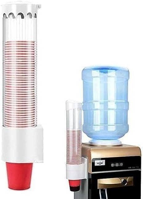 Paper Cup Dispenser Holder | Wall Mounted Plastic Drinking Water Cup Dispenser | Glass Dispenser Holder | Disposable Cup Holder Organizer