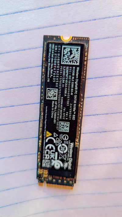 512GB nVme new 100% health