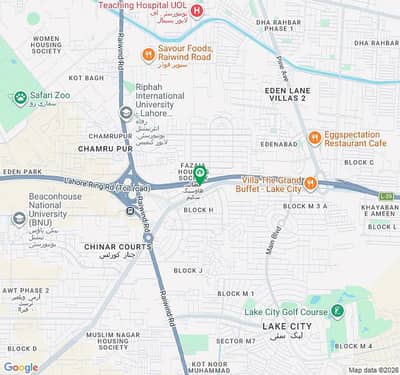 20 Marla Plot 100 Ft Road For Sale
