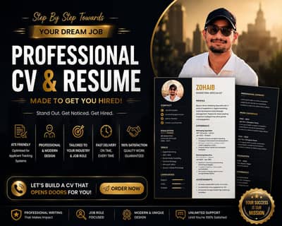 Professional CV & Resume Service | Fast Delivery | Rs. 400 se Shuru