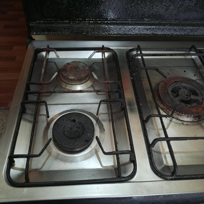 cooking range. 1