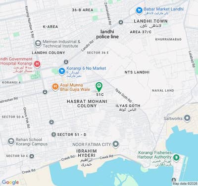 Residential plot Available For Sale In Sector 51-C Korangi Karachi