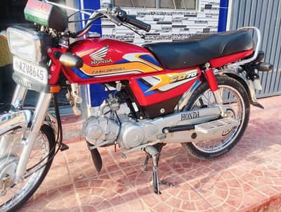 2025 Honda CD70 - Zero Meter, Red | Latest Model For Sale"