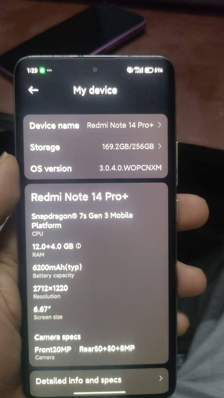 Xiaomi Redmi note 14 pro plus 1