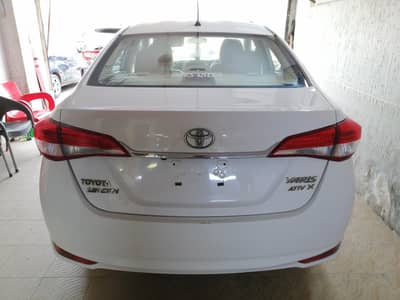 Toyota Yaris ATIV X CVT i 1.5 white 2021 model 2020 manufacturing
