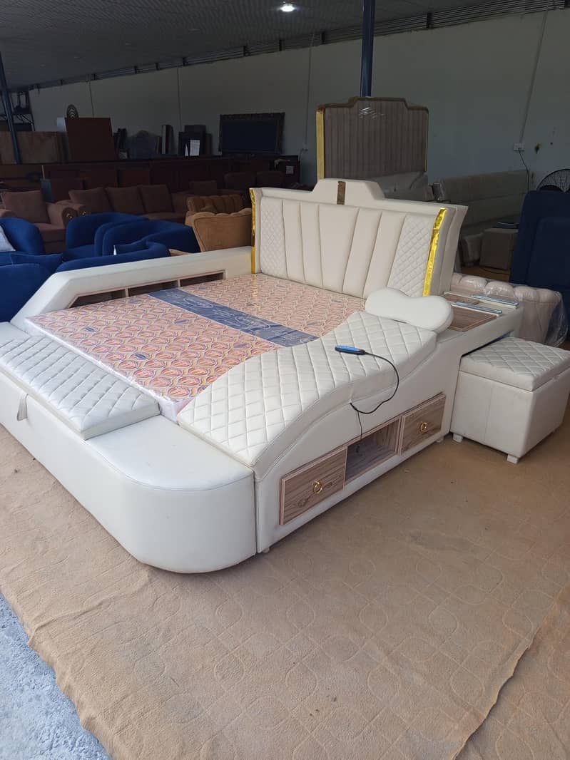 modern smart bed-multifunction bed 5