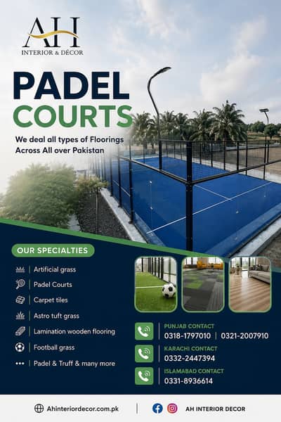 Sports padel Turf - Tennis court - Padel Tennis - Padel Courts - Grass