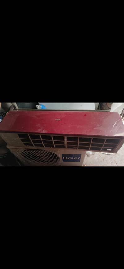 Haier split Ac in red color