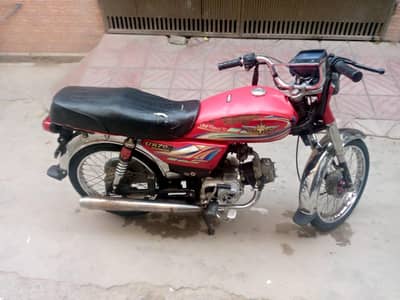 bike . ma chota mota kam ha frme side sy vald ha thora  baki oky ha bik