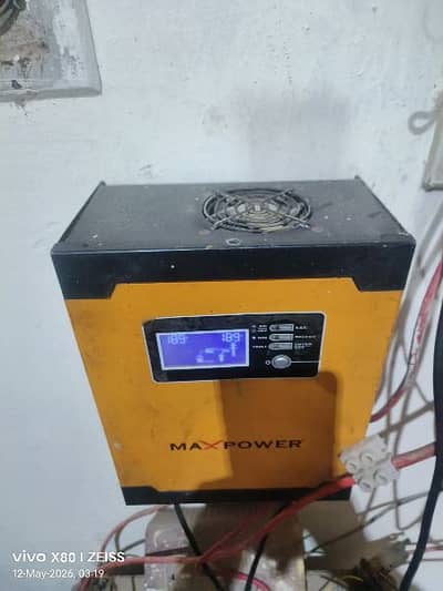 Max power ka 1.5 kv inverter solar or ups dono par kam karta hai