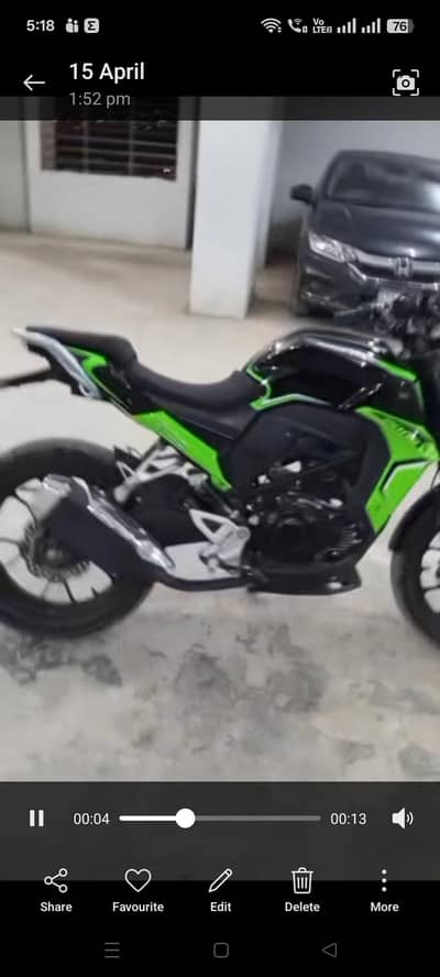 new bike for sale only 600km driven