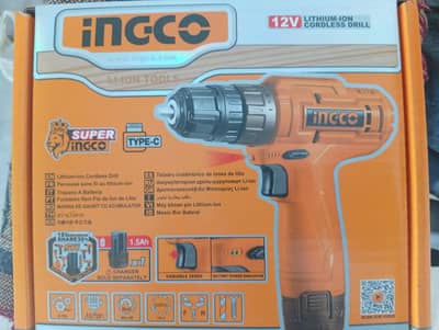 Ingco rechargeable drill