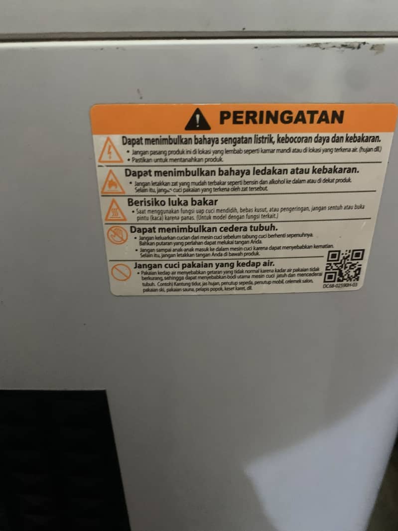 Samsung automatic top load 9