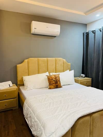 Daily basis, and weekly basis, Two bedrooms fully furnished luxury apartments available for rent Gulberg greens Islamabad