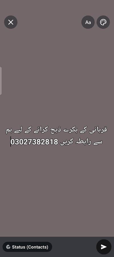 قربانی کے بکرے ذبح کرانے  کے لیے ہم سے رابطہ کریں