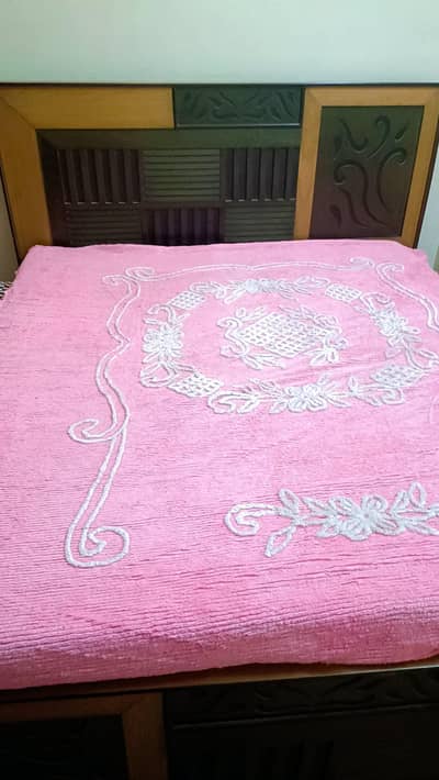 wooden Double Bed