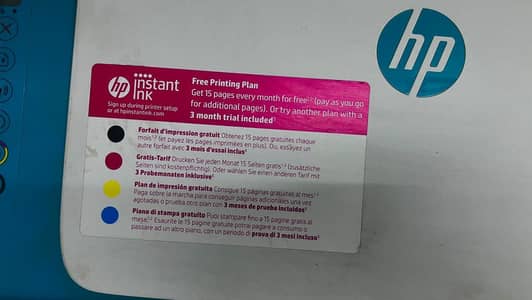 hp printer and scanner 2 in one with box