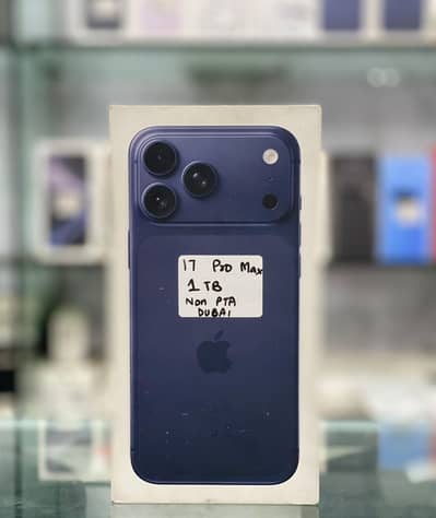 IPHONE 17 PRO MAX 1TB DUAL ESIM NON PTA BLUE BOX PACK