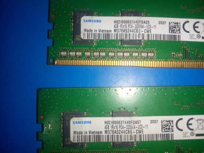 4gb pc4 and 8gb pc4 Ddr4 ram for pc