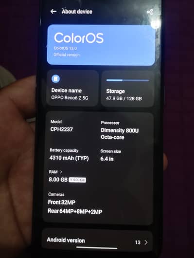 oppo Reno 6 z 5g