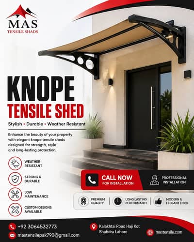 Wall mount - Canopy shade - Pvc folding shade - Car roof - Pole shed