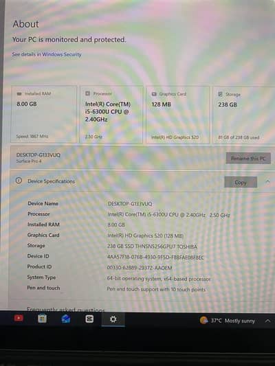 Microsoft Surface Pro 4