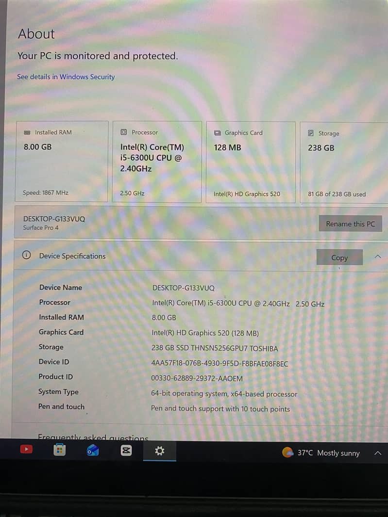 Microsoft Surface Pro 4 0
