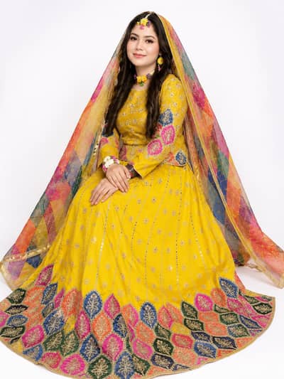 Mustard Yellow Lehnga