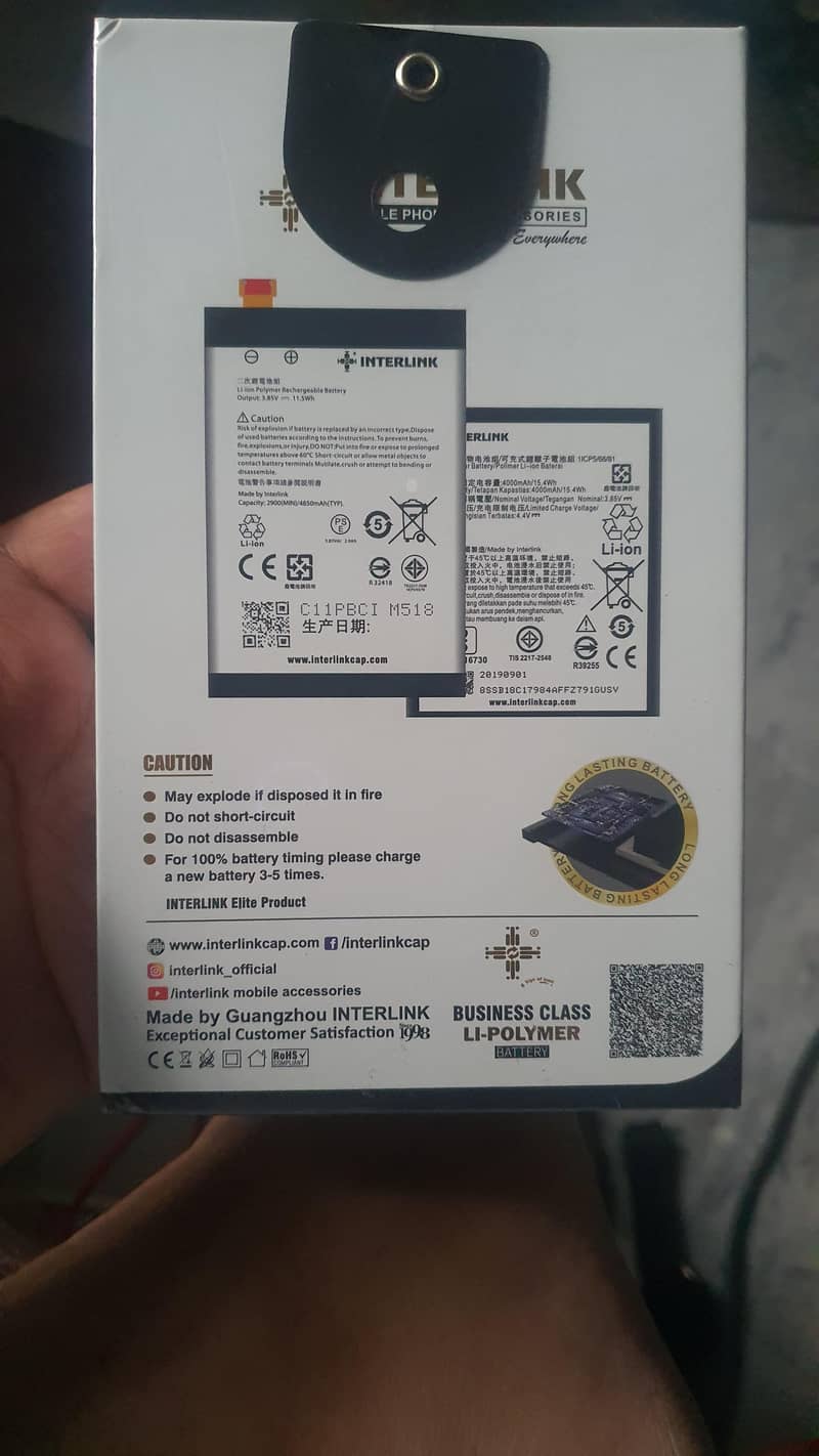 Samsung Note 10 Plus  Battery Interlink 1