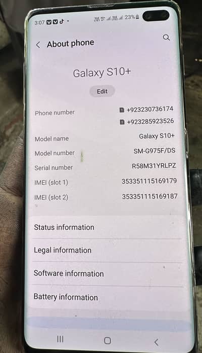 Samsung S10 plus