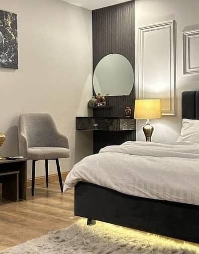 Daily basis and weekly basis, One bedrooms fully furnished luxury apartments available for rent Gulberg greens Islamabad
