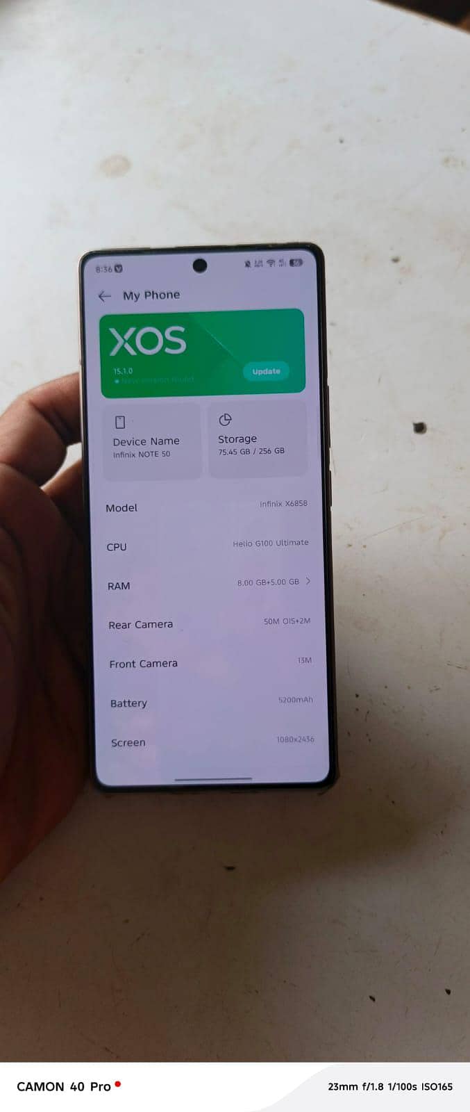 Infinite note 50 6