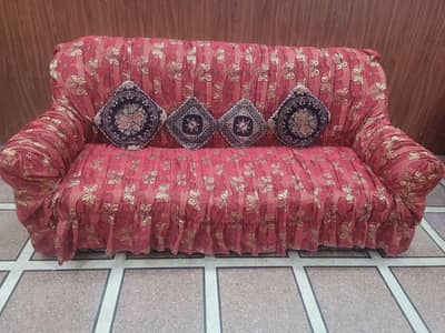 Sofa Set For Sale with Covers