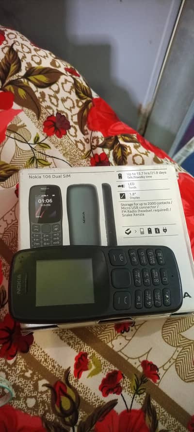 Nokia 106 dual SIM  with box