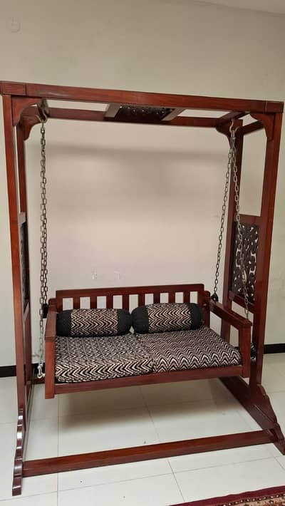 wooden swing (jhoola)